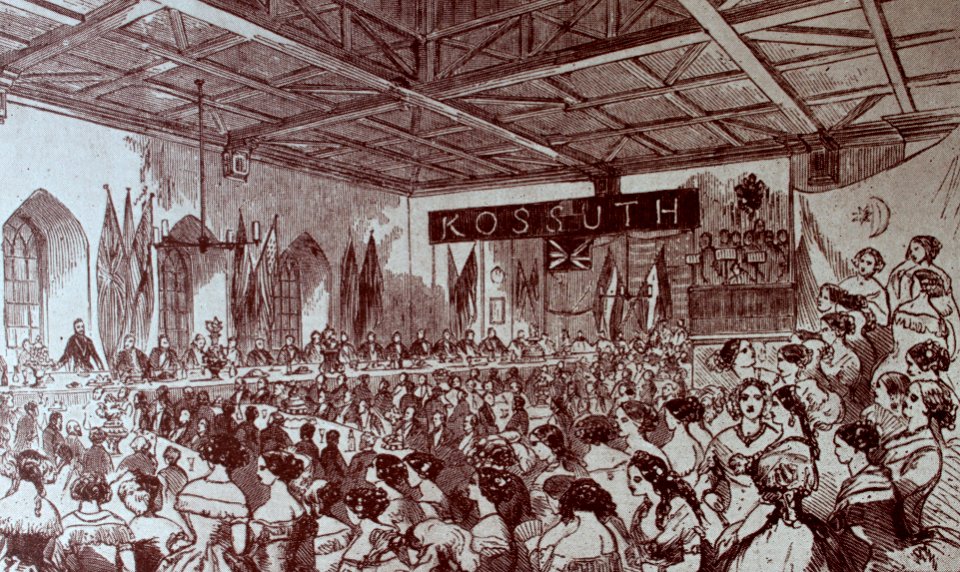 "Banquet en l'honneur de Kossuth à l'Hotel de Ville de Sou…
