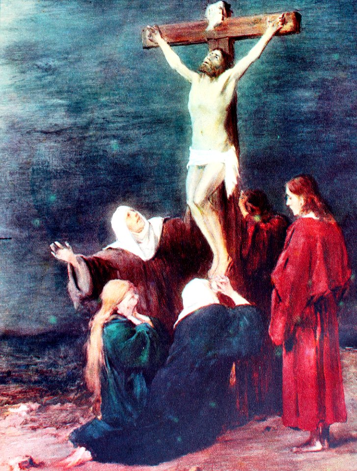 "Golgotha . - Tableau de Munkács Mihály (Michel Munkácksy)…