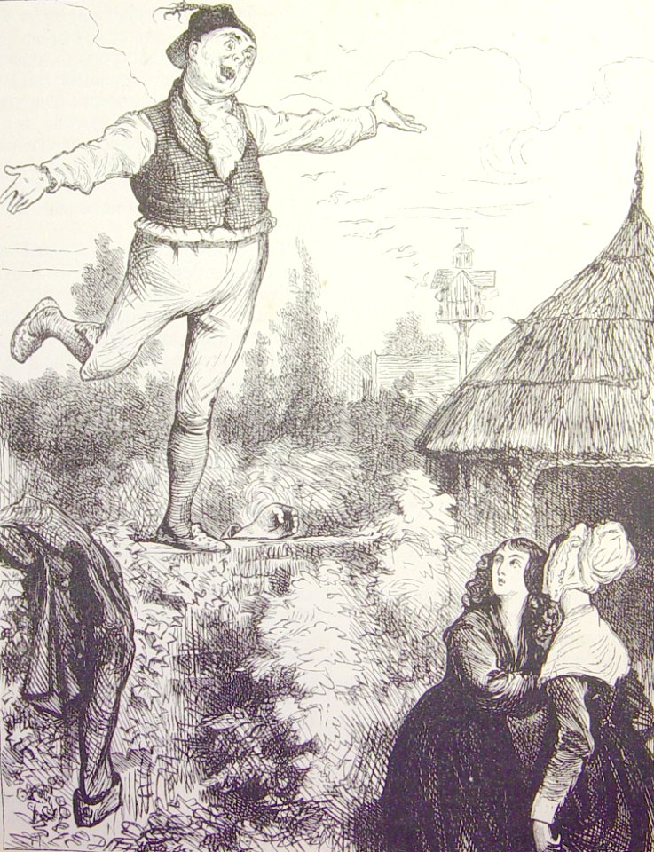 ""Concluded by standing on one leg, and repeating his favo…