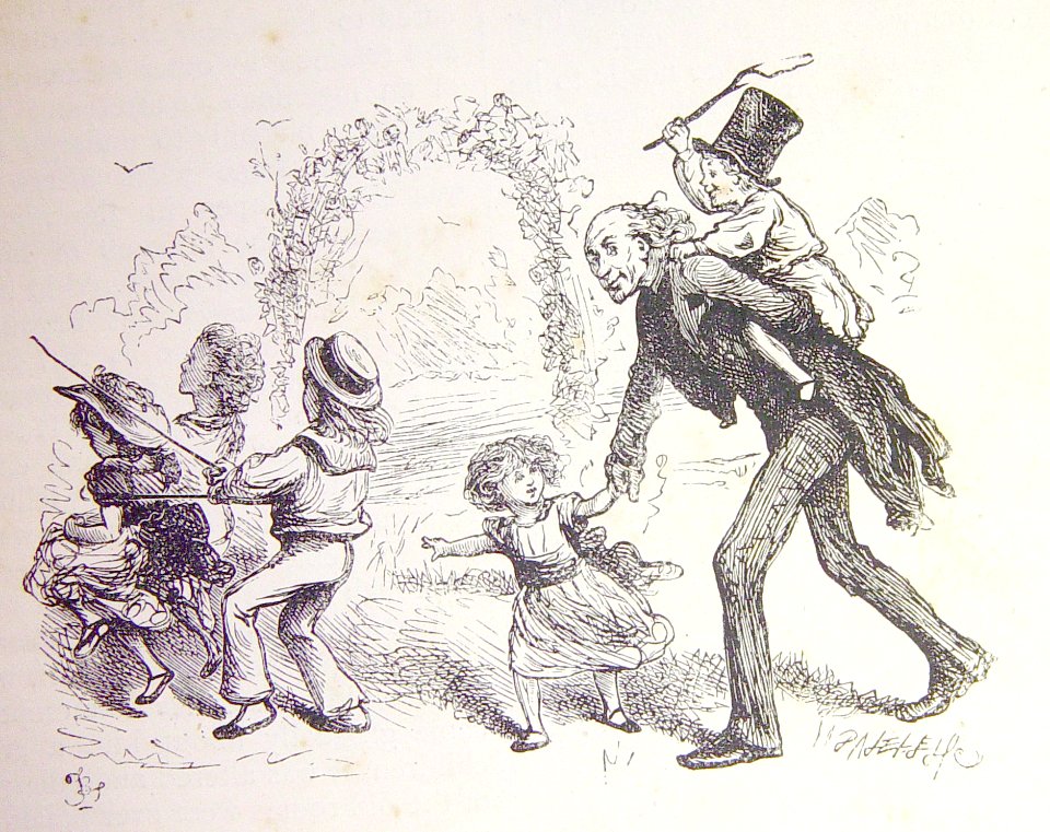"His chief pleasure and delight was in the children, with …