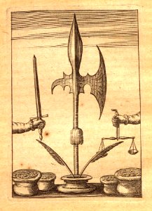 "Emblema Argentea Hasta Pugnare"