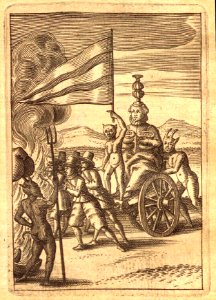 "CVRRVS SVPERBIAE TRAHITUR AD INFEROS"
