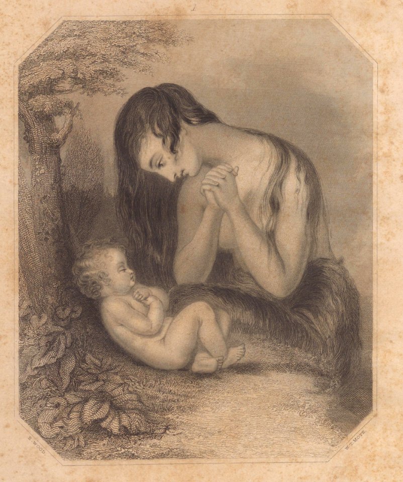 "Retrato de mujer con niño"