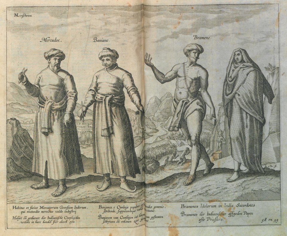 "Figuras de mercaderes, banjanes y bramanes"