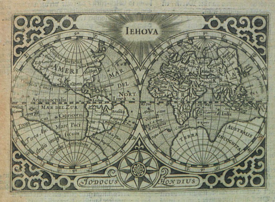 "Mapa mundi en Portada"