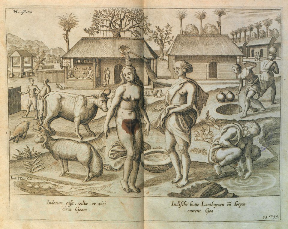"Indorum casae, villae et vici circa Goam"