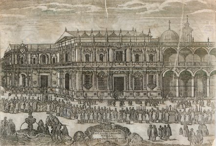 Vista y perspectiva de las Casas de Cauildo de Seuilla y c…
