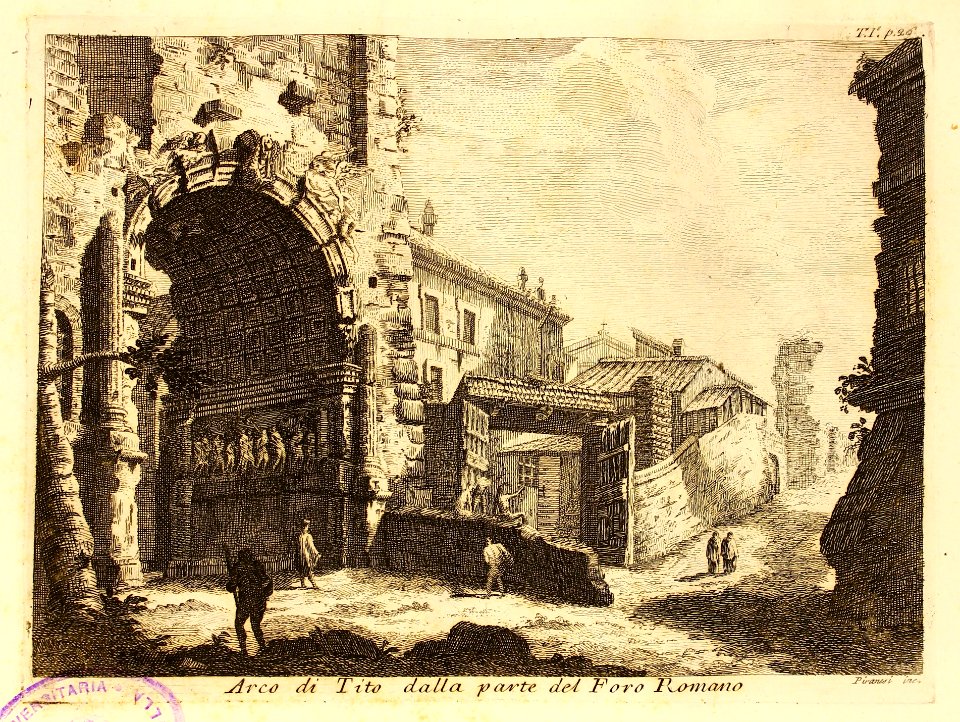 Arco de Tito dalla parte del Foro Romano