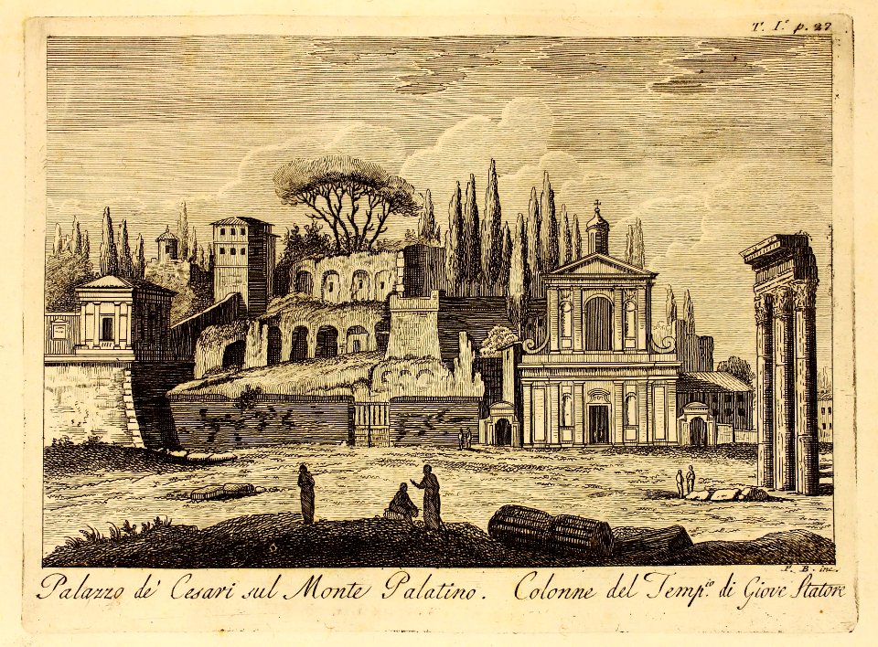 Palazzo de Cesari sul Monte Palatino...