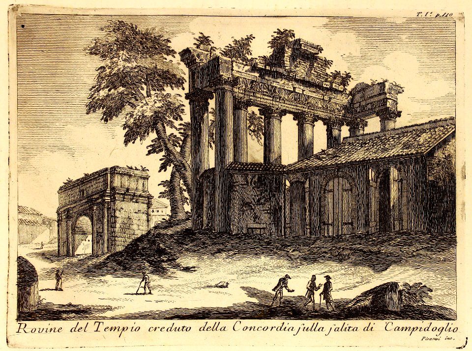 Rovine del Tempio creduto della Concordia sulla salita di …