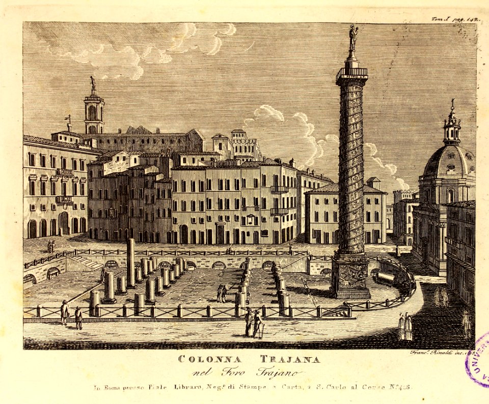 Colonna Trajana nel Foro Trajano...