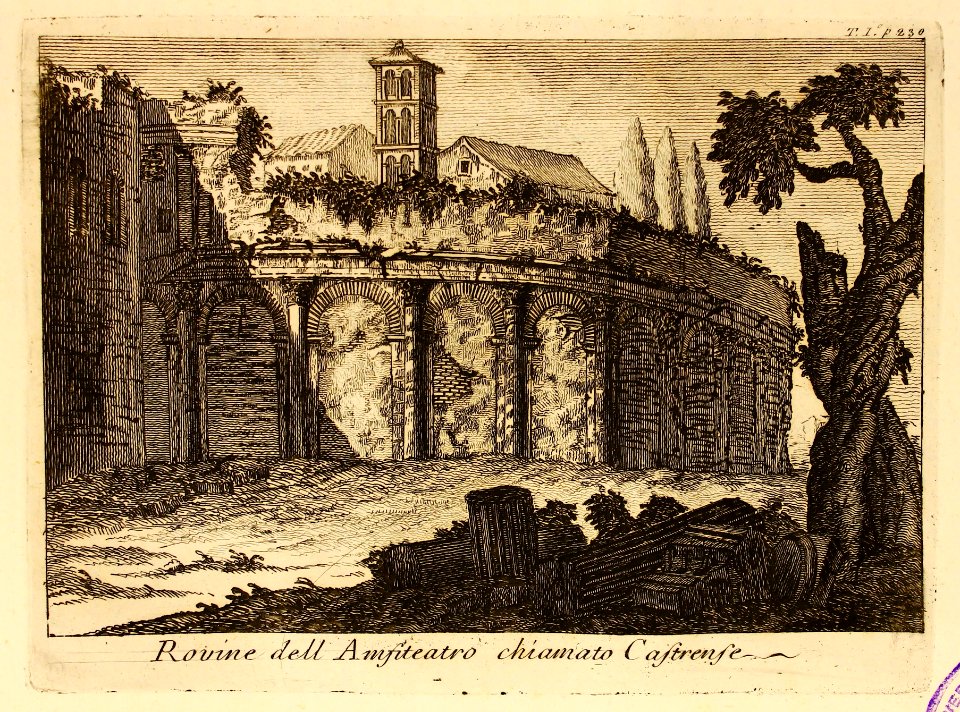 Rovine dell' Anfiteatro, chiamato Castrense