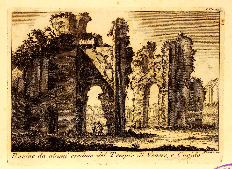Rovine da alcuni credute del Tempio di Venere e Cupido