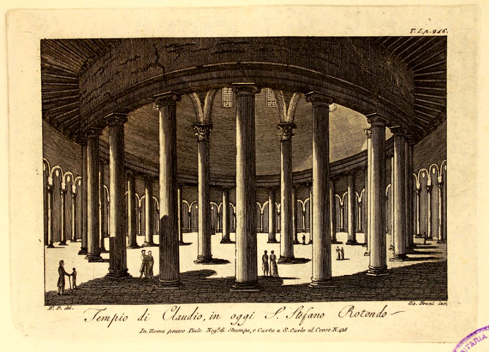 Tempio di Claudio, in oggi S. Stefano Rotondo