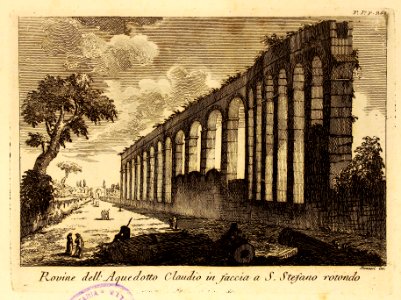 Rovine dell' Aquedotto Claudio in faccia a Santo Stefano R…