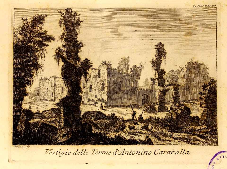 Vestigie delle Terme d'Antonino Caravcalla