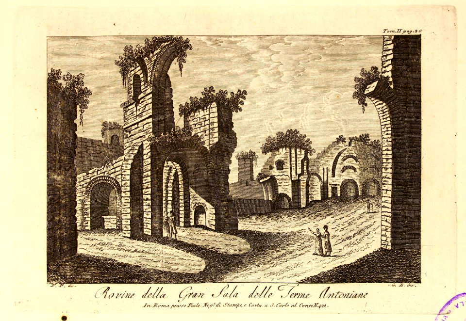 Rovine della Gran Sala delle Terme Antoniane