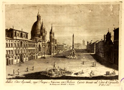 Antico circo Agonale, oggi piazza Navona...