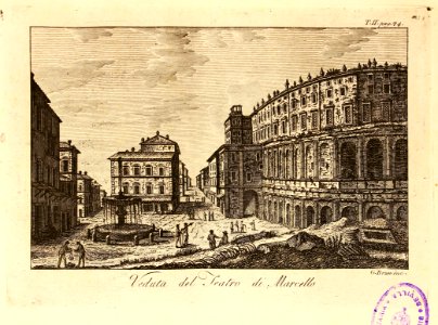 Veduta del Teatro di Marcello