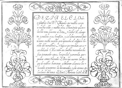"Adornos caligráficos (Motivos vegetales)"