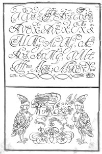 "Adornos caligráficos (figuras antropomórficas y motivos a…