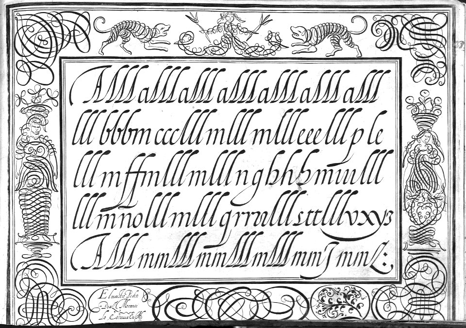 "Adornos caligráficos"