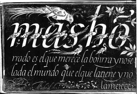 "Adornos caligráficos (Motivos animales, etc.)"