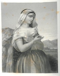 "La hija de Jefté". Free illustration for personal and commercial use.