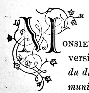 Letra M. Free illustration for personal and commercial use.