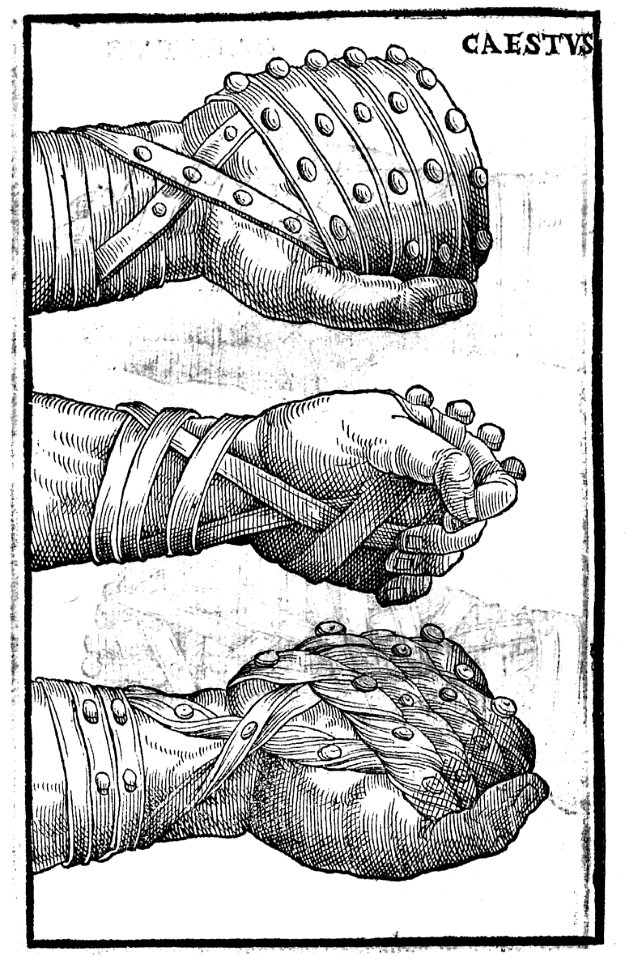 "Caestus (Centon, guante de combate)"
