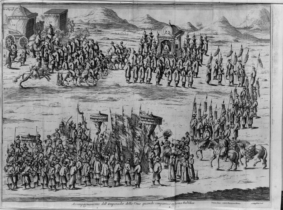 "Accompagnamento dell'Imperador della Cina quando comparis…
