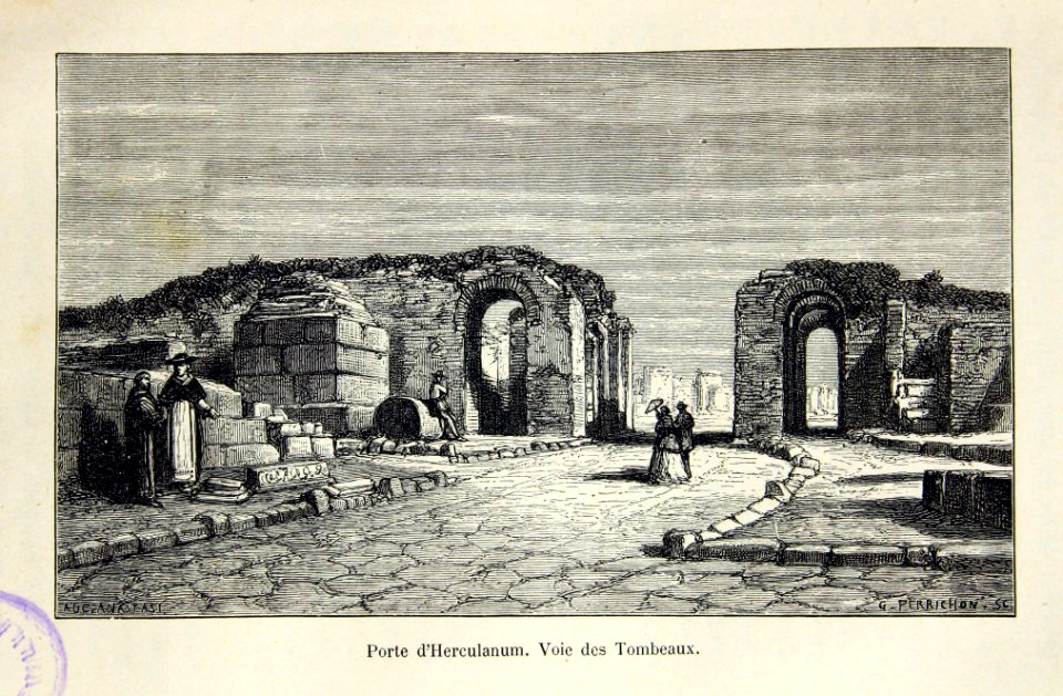 Porte d'Herculanum. Voie des Tombeaux.