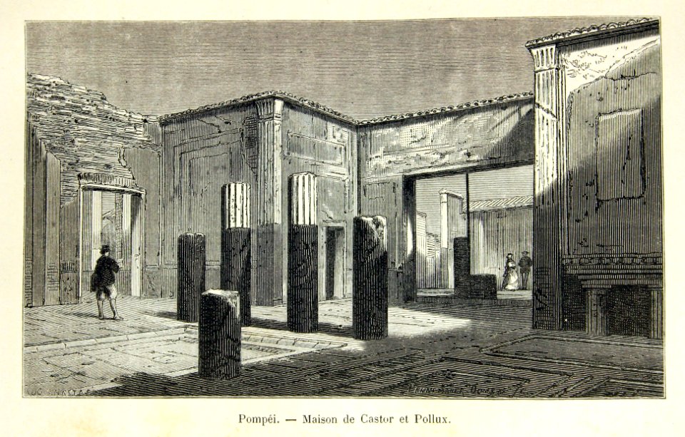 Pompéi. - Maison de Castor et Pollux.
