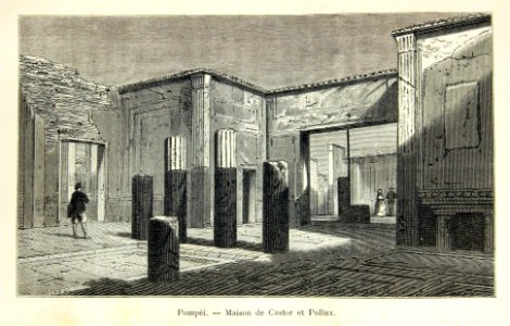 Pompéi. - Maison de Castor et Pollux.