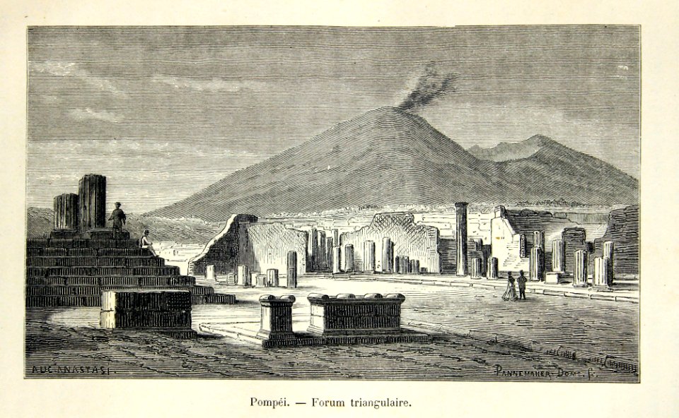 Pompéi. - Forum triangulaire.