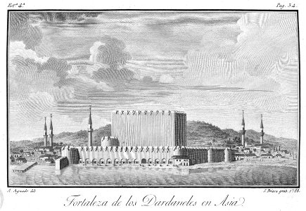 "Fortaleza de los Dardaneles en Asia / A. Aguado dib.; S. …. Free illustration for personal and commercial use.