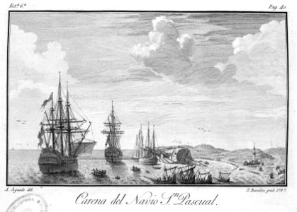 "Carena del Navio Jn. Pascual."