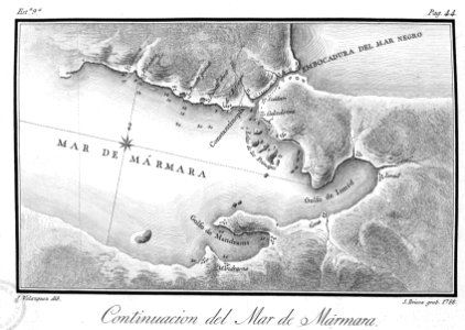 "Continuacion del Mar de Mármara / J. Velazquez dib.; S. B…