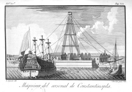 "Máquina del arsenal de Constantinopla"