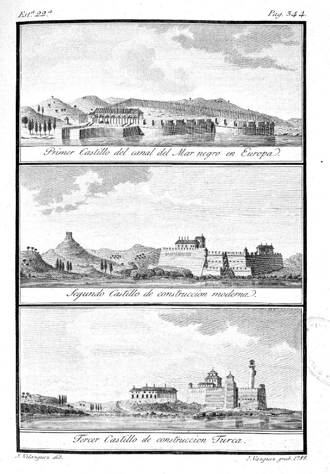 "Primer castillo del canal del Mar Negro en Europa."
