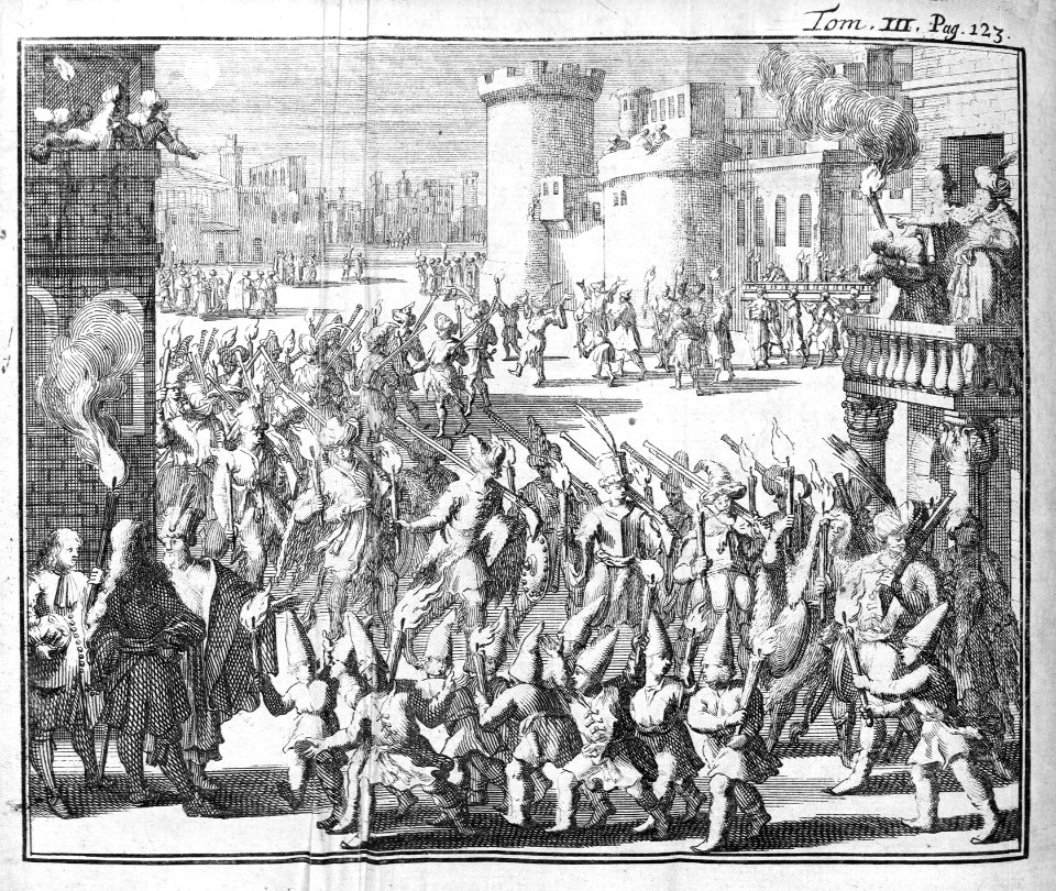 "Desfile ante el gran khan"