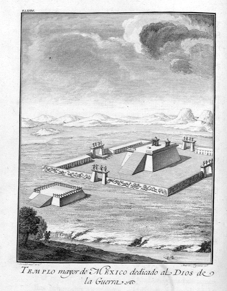 "Templo mayor de Mexico dedicado al Dios de la guerra"