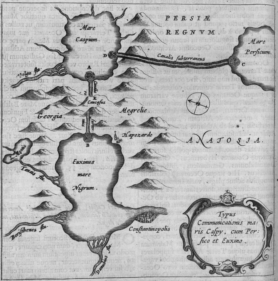 "Typus Communicationis maris Caspy, cum Persico et Euxino.…