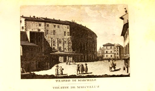 "Teatro di Marcello, Théatre de Marcellus"
