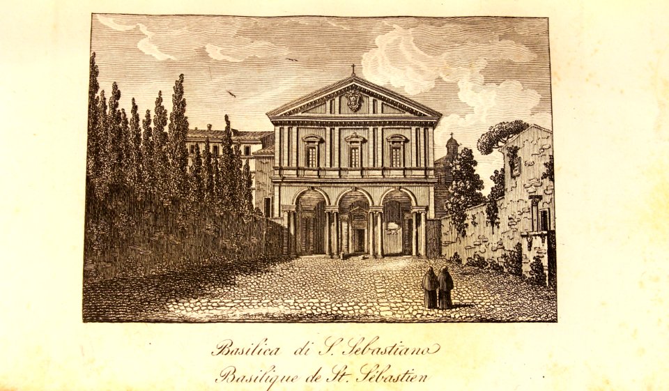 "Basilica de S. Sebastiano, Basilique de St. Sebastien"