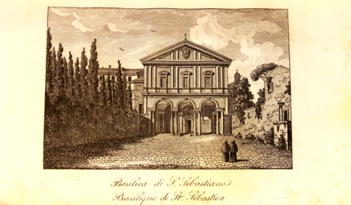 "Basilica de S. Sebastiano, Basilique de St. Sebastien"
