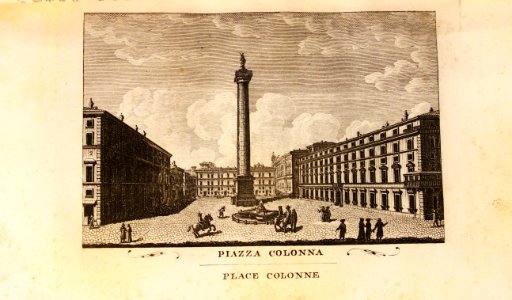 "Plazza Colonna, Place Colonne"