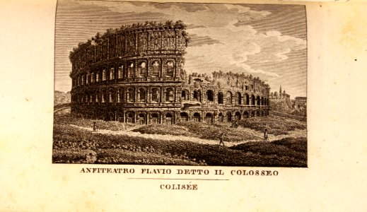 "Anfiteatro Flavio detto il Colsseo, Colisée"