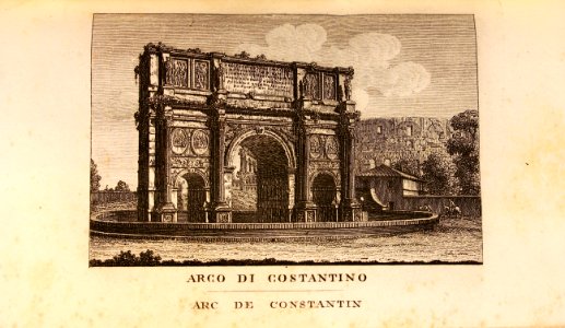 "Arco di Costantino, Arc de Constantin"