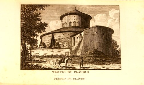 "Tempio di Claudio, Temple de Claude"